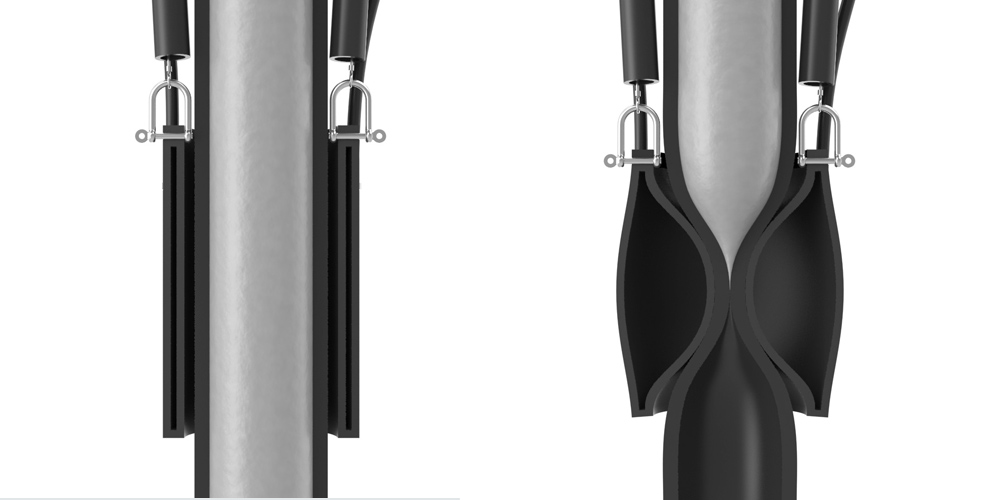 End hose squeezing valve (EQV)