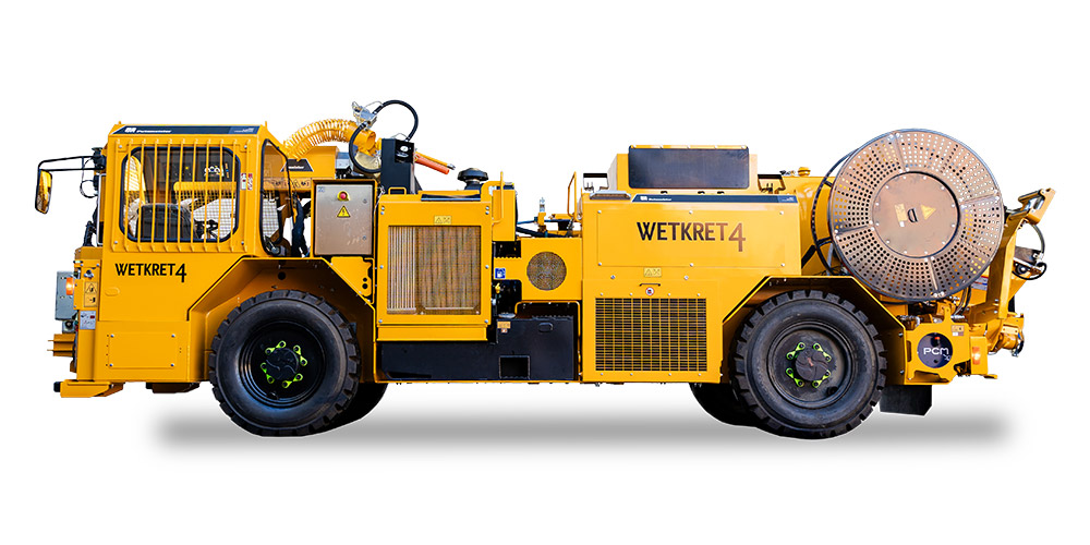 Putzmeister Spritzbetonmaschine Wetkret 4